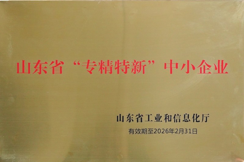山東省“專精特新”中小企業(yè)